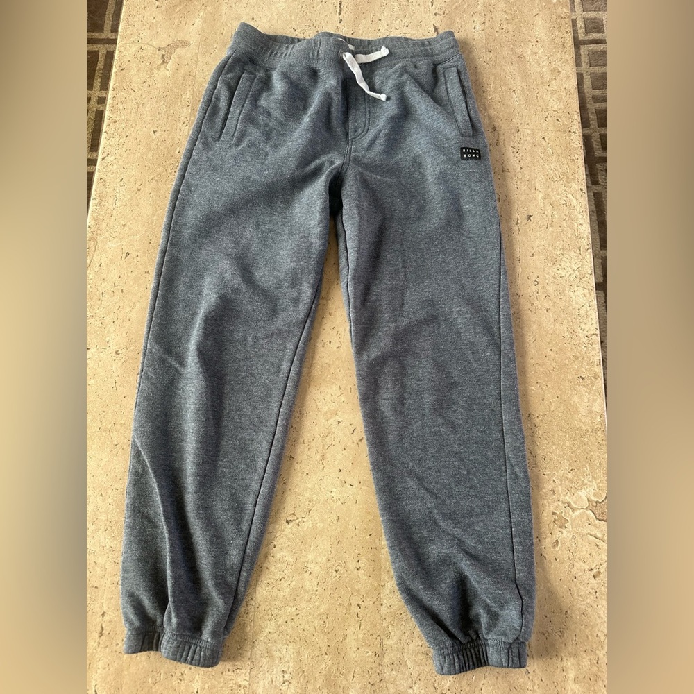 Billabong Gray Kids Jogger Sweatpants with Drawstring